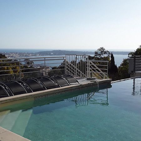 Villa Alamp#Supercannes #Golfejuan #Cannes #Mediterraneanpanoramicview #Piscine #Rooftop # Verymodern #Openliving #Closebeach #Closecapantibes Vallauris Kültér fotó