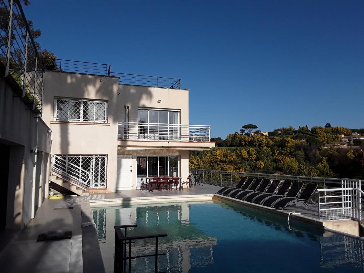 Villa Alamp#Supercannes #Golfejuan #Cannes #Mediterraneanpanoramicview #Piscine #Rooftop # Verymodern #Openliving #Closebeach #Closecapantibes Vallauris Kültér fotó